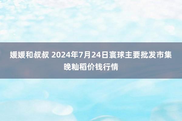 媛媛和叔叔 2024年7月24日寰球主要批发市集晚籼稻价钱行情