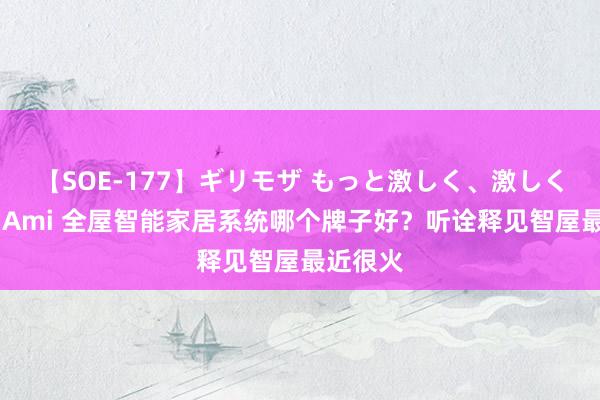 【SOE-177】ギリモザ もっと激しく、激しく突いて Ami 全屋智能家居系统哪个牌子好？听诠释见智屋最近很火