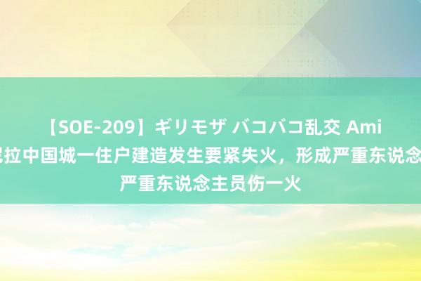 【SOE-209】ギリモザ バコバコ乱交 Ami 菲律宾马尼拉中国城一住户建造发生要紧失火，形成严重东说念主员伤一火