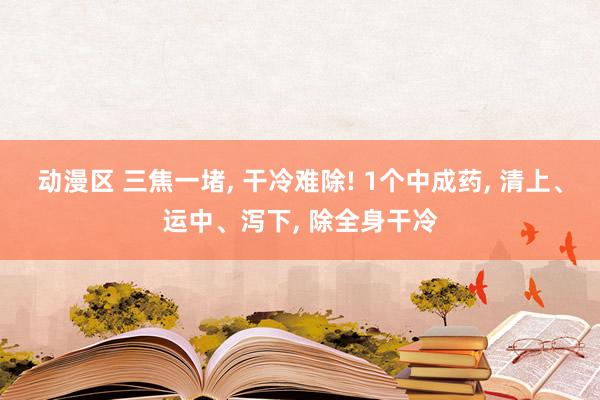 动漫区 三焦一堵， 干冷难除! 1个中成药， 清上、运中、泻下， 除全身干冷