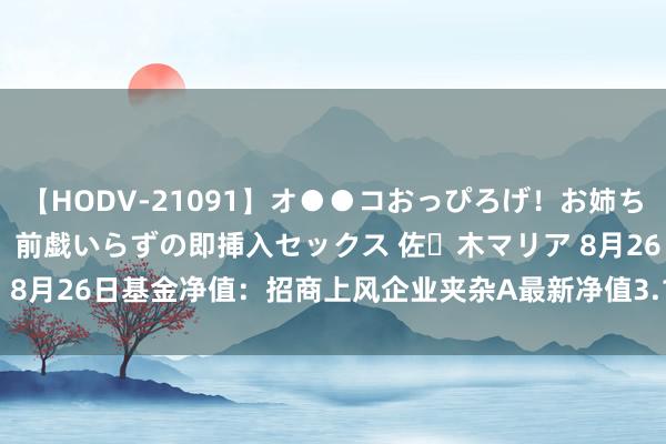 【HODV-21091】オ●●コおっぴろげ！お姉ちゃん 四六時中濡れまくり、前戯いらずの即挿入セックス 佐々木マリア 8月26日基金净值：招商上风企业夹杂A最新净值3.1899，涨1.73%