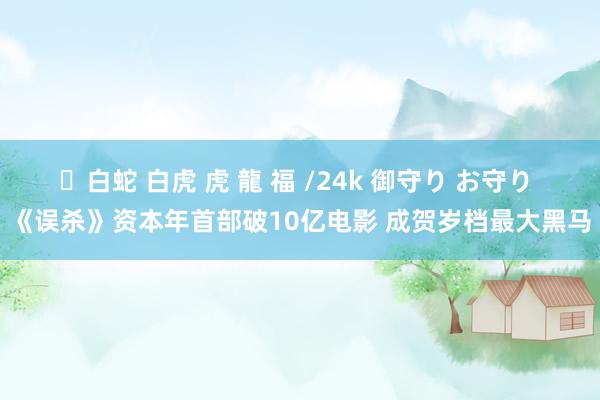 ✨白蛇 白虎 虎 龍 福 /24k 御守り お守り 《误杀》资本年首部破10亿电影 成贺岁档最大黑马